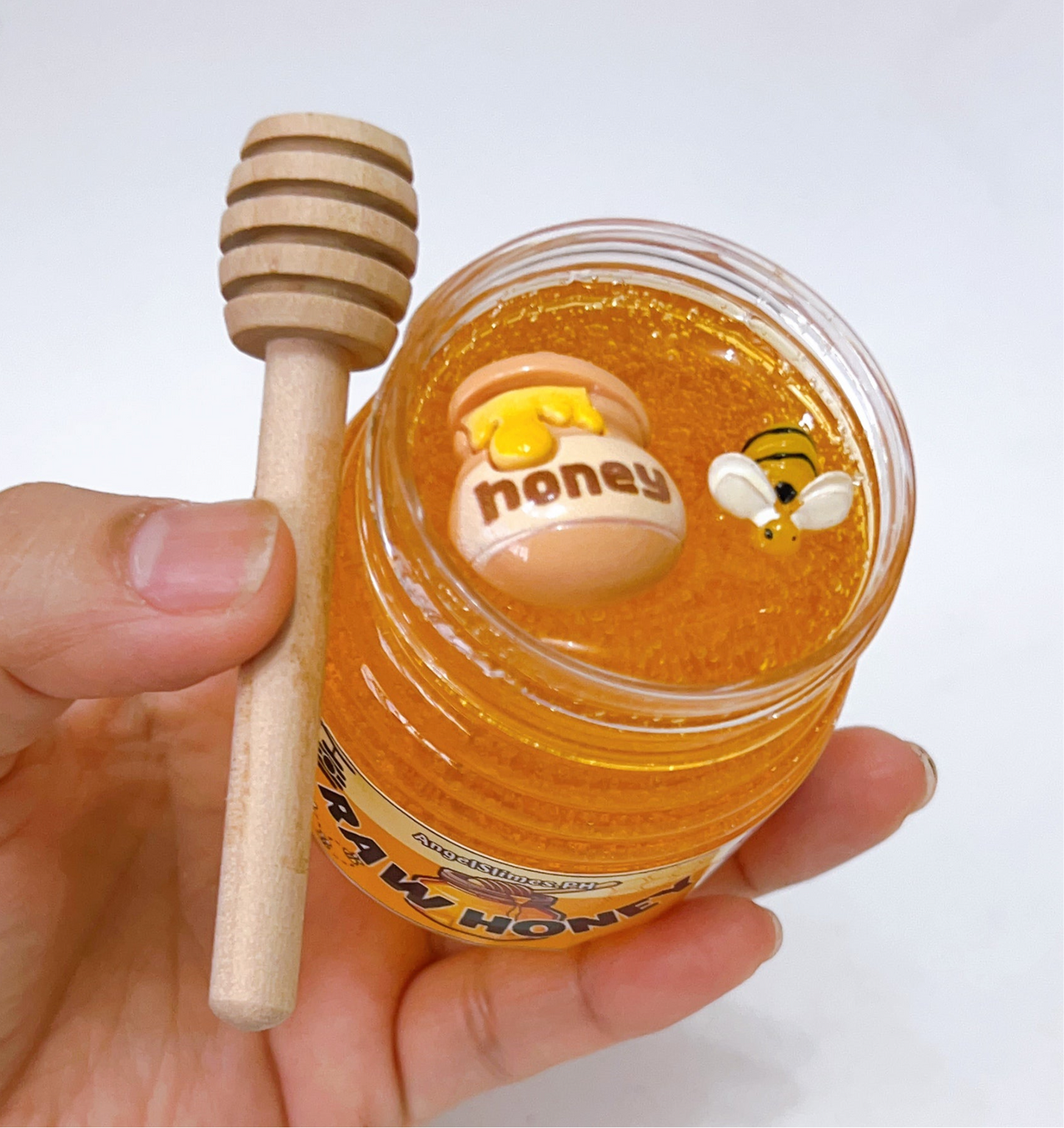 Raw Honey Clear Scented Slime Toy
