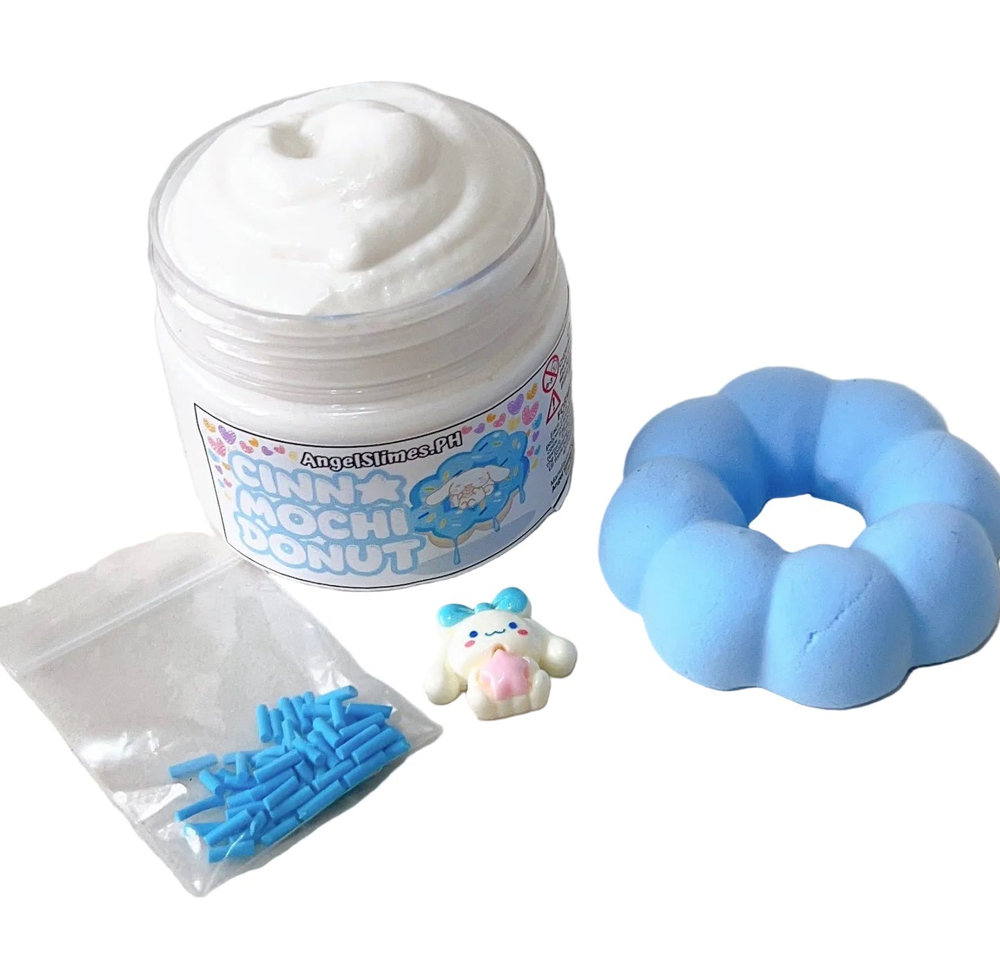 Cinna Mochi Donut Slime Toy