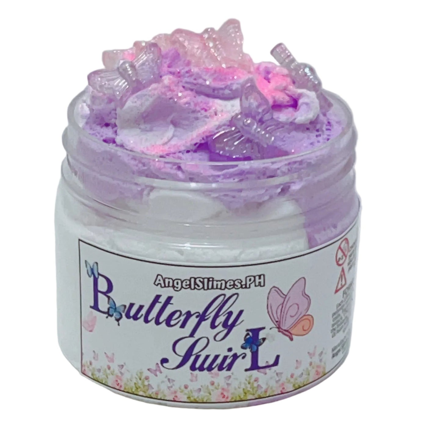 Butterfly Swirl Cloud Creme Scented Slime Toy