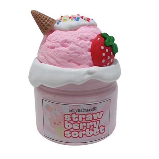Strawberry Sorbet DIY Clay Scented Slime