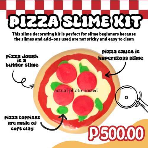 Pizza Slime Making Kit
