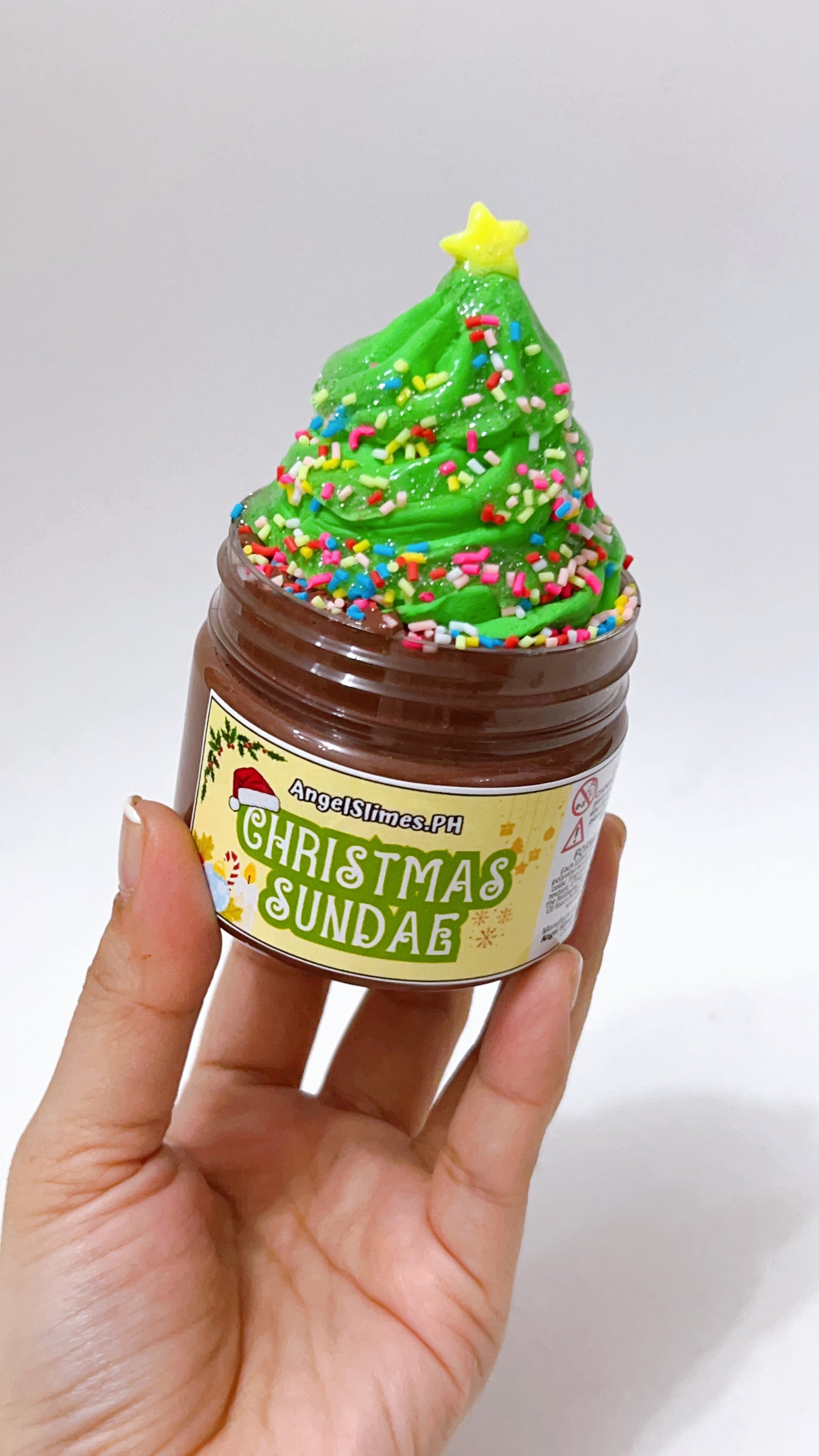 Christmas Sundae Slime