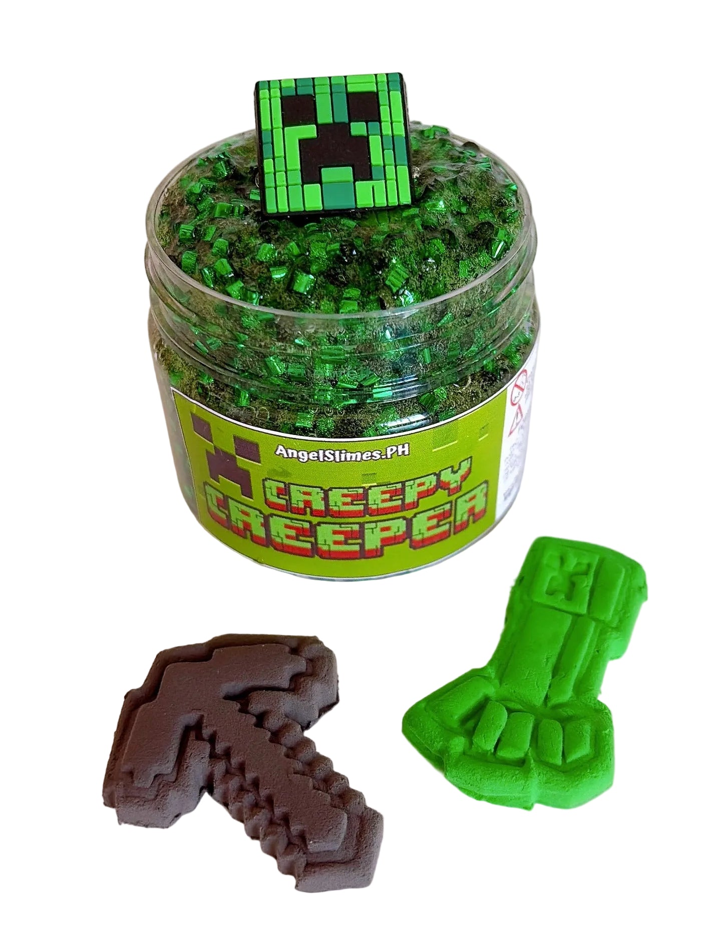 Mnecraft Creepy Creeper Scented Slime Toy