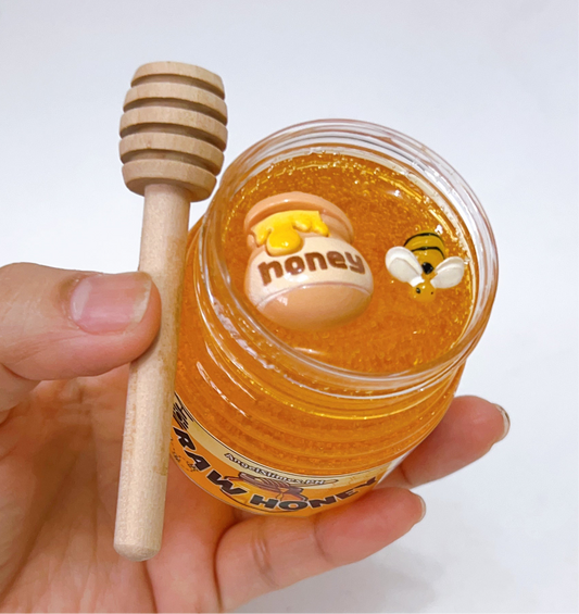 Raw Honey Clear Scented Slime Toy