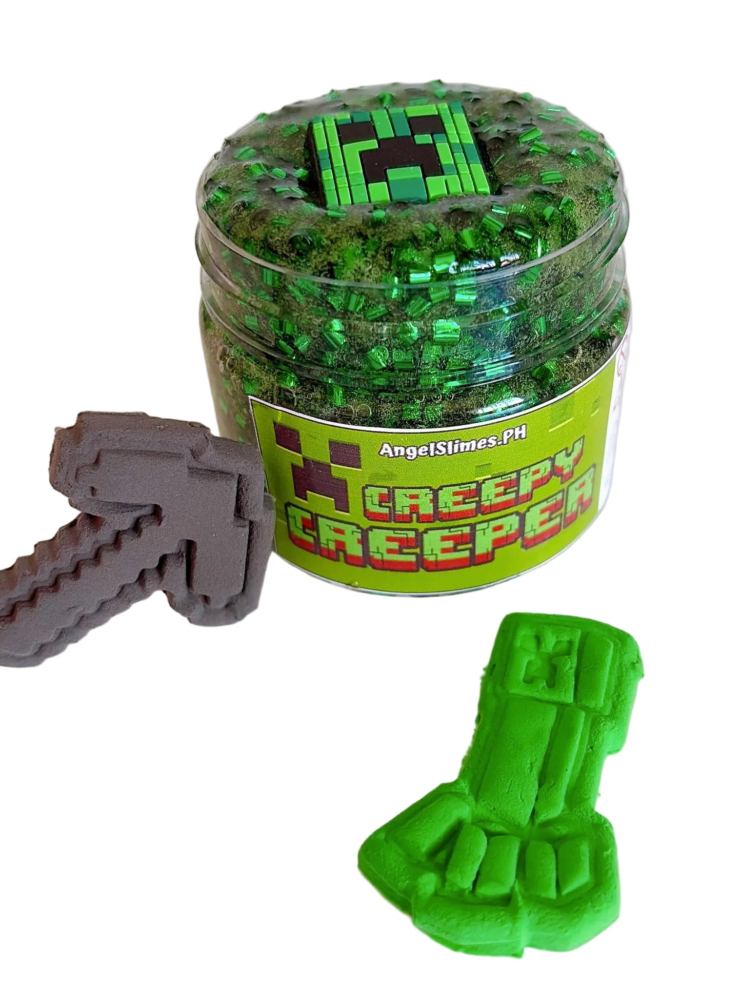 Mnecraft Creepy Creeper Scented Slime Toy