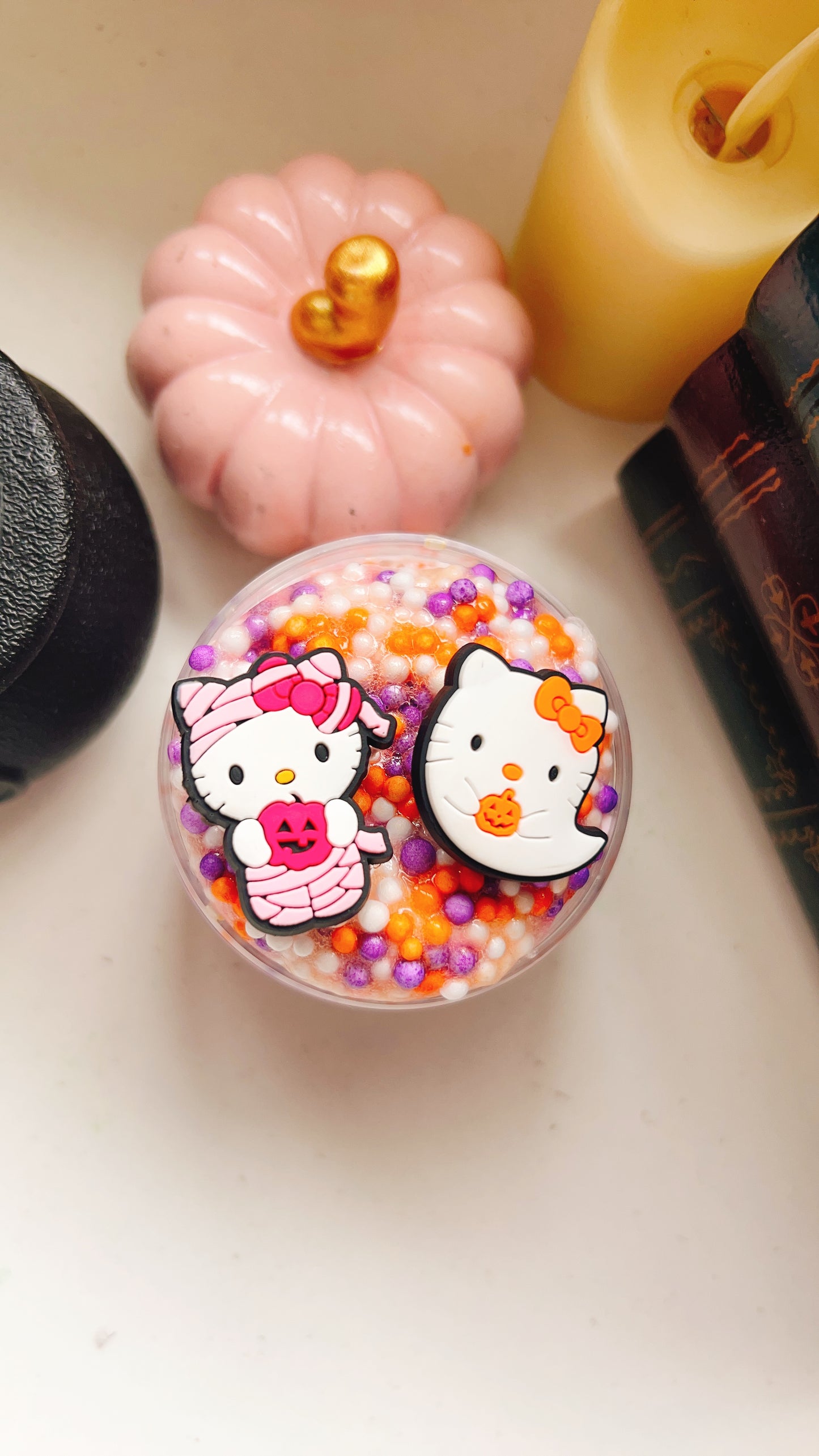 Halloween Slime Kitty Boo