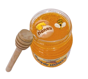 Raw Honey Clear Scented Slime Toy