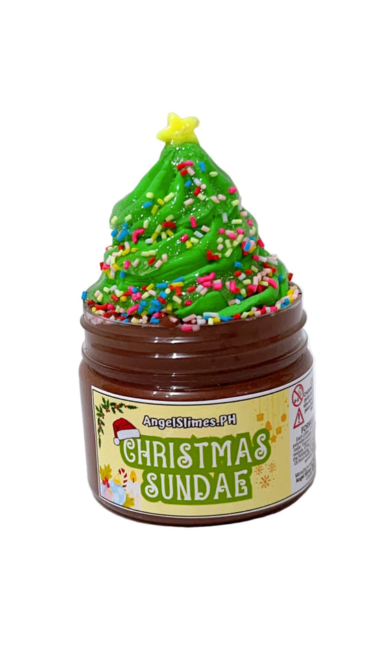 Christmas Sundae Slime