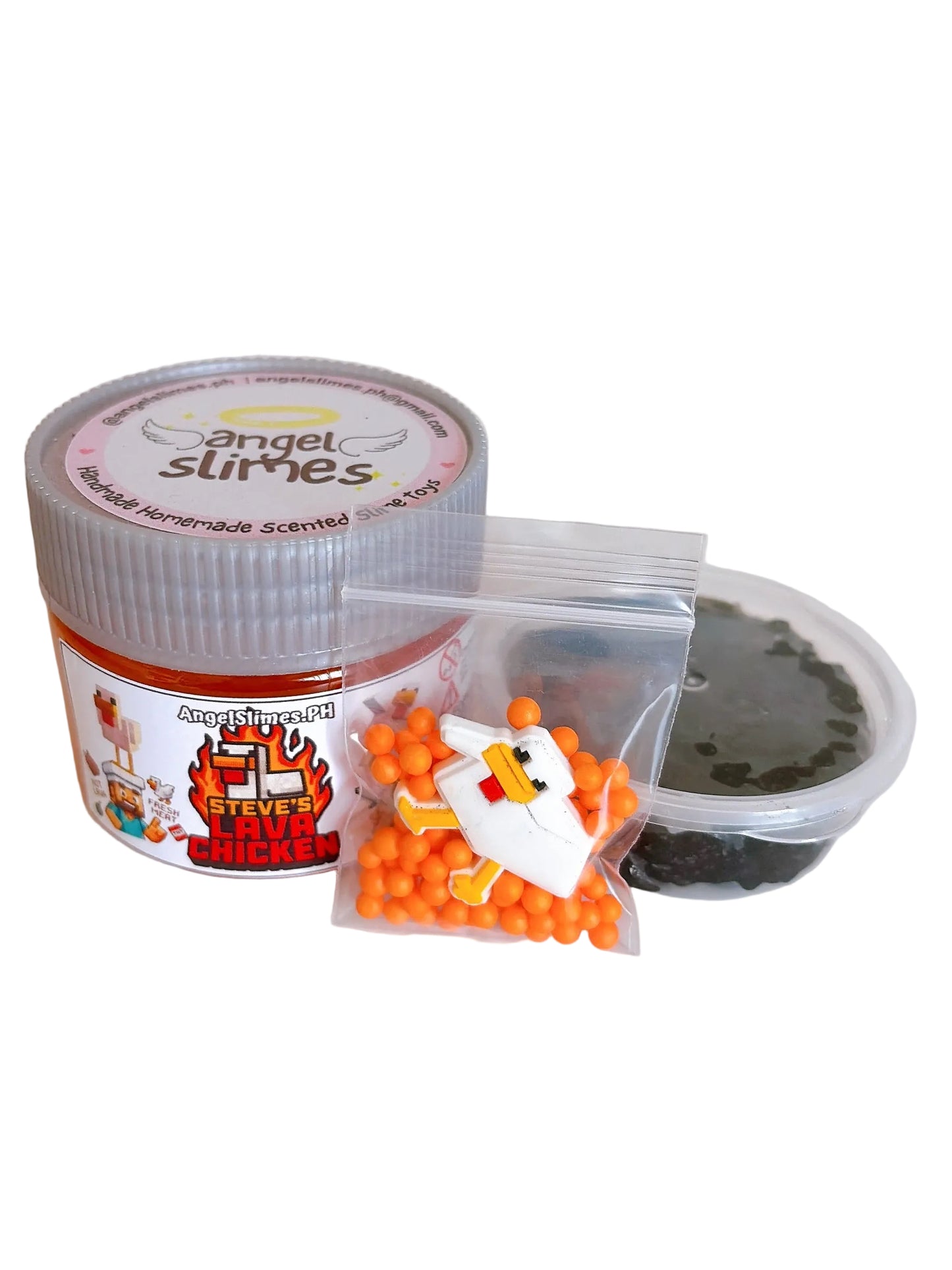 Mnecraft Steve Lava Chicken Scented Slime Toy