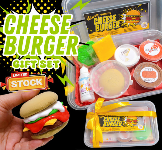 Cheeseburger Slime Gift Set