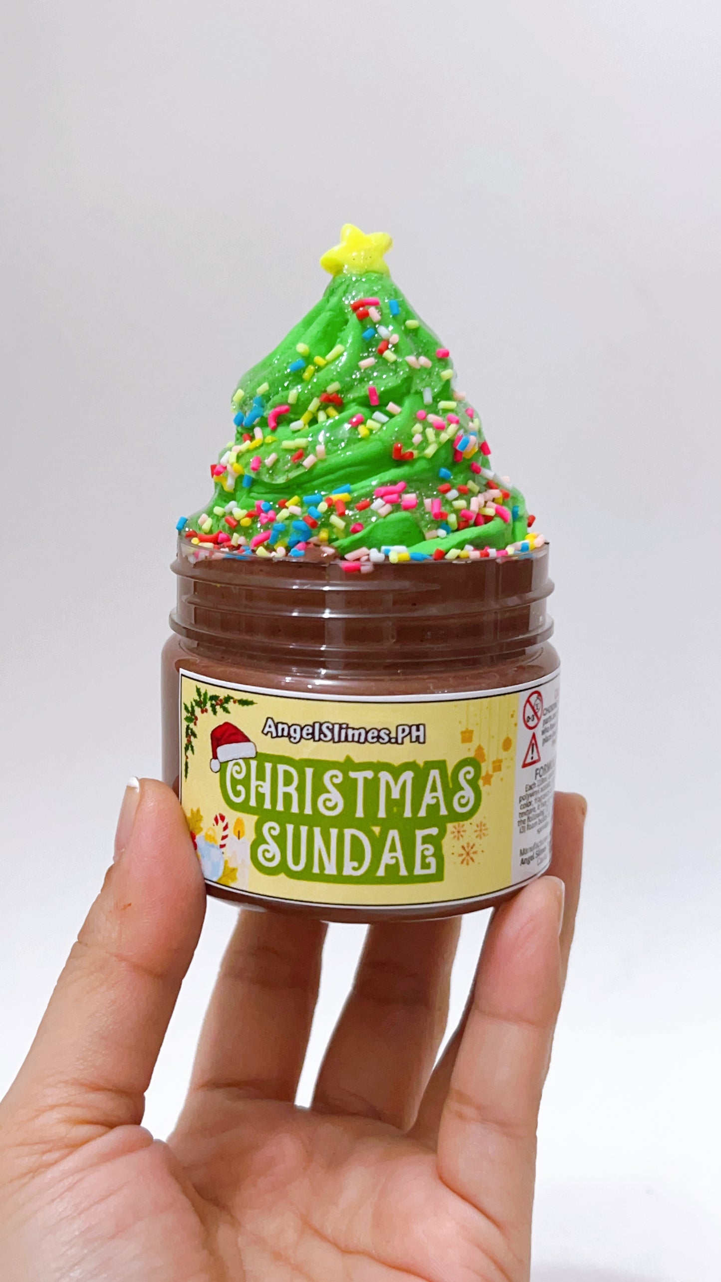 Christmas Sundae Slime