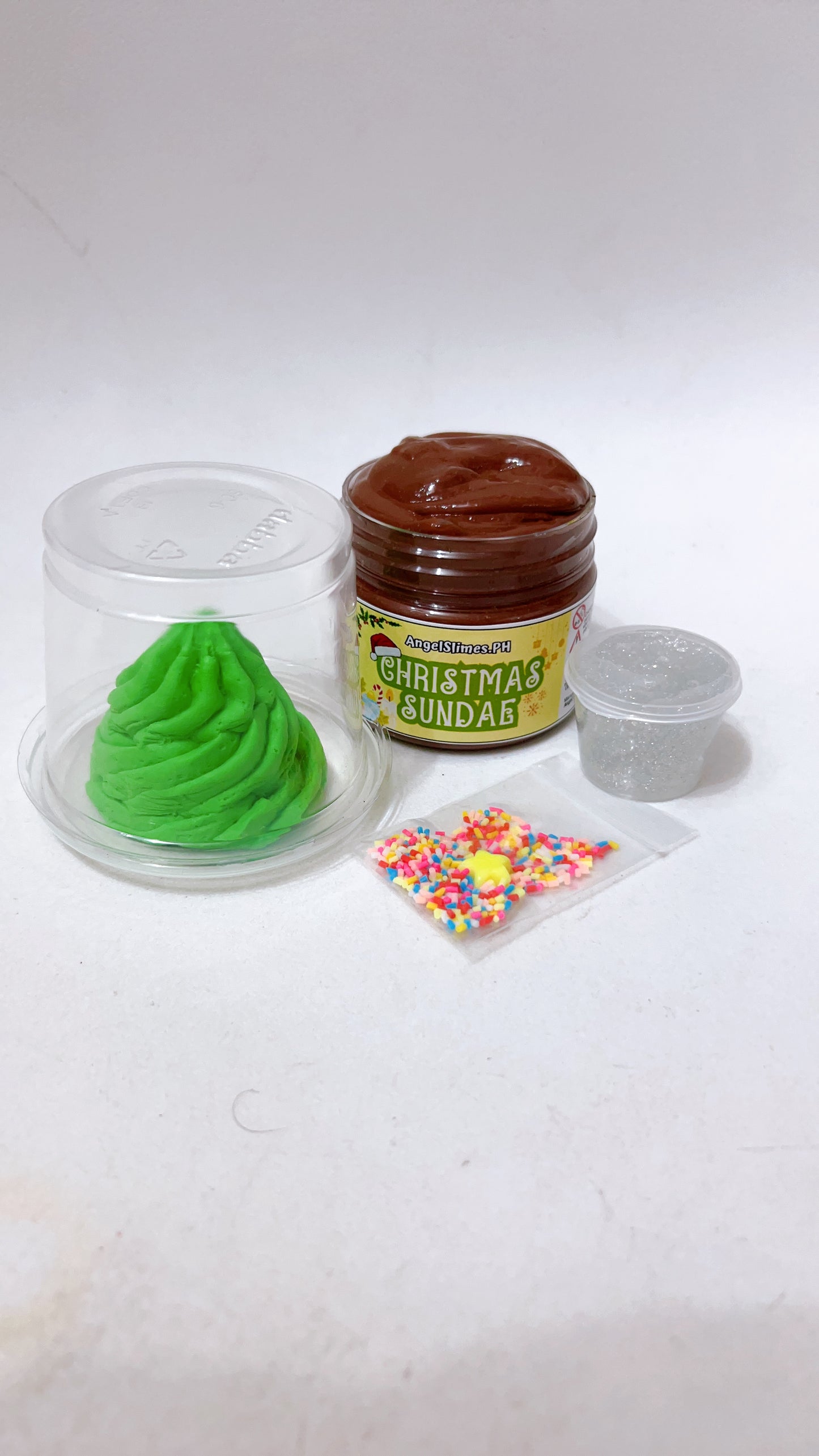 Christmas Sundae Slime