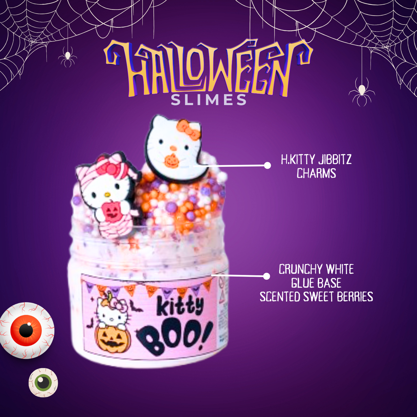 Halloween Slime Kitty Boo