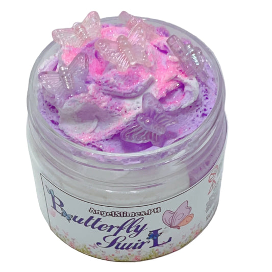 Butterfly Swirl Cloud Creme Scented Slime Toy