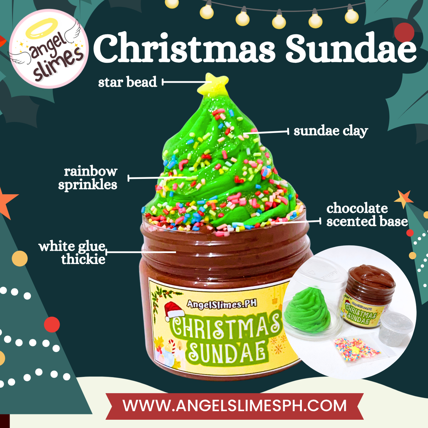 Christmas Sundae Slime