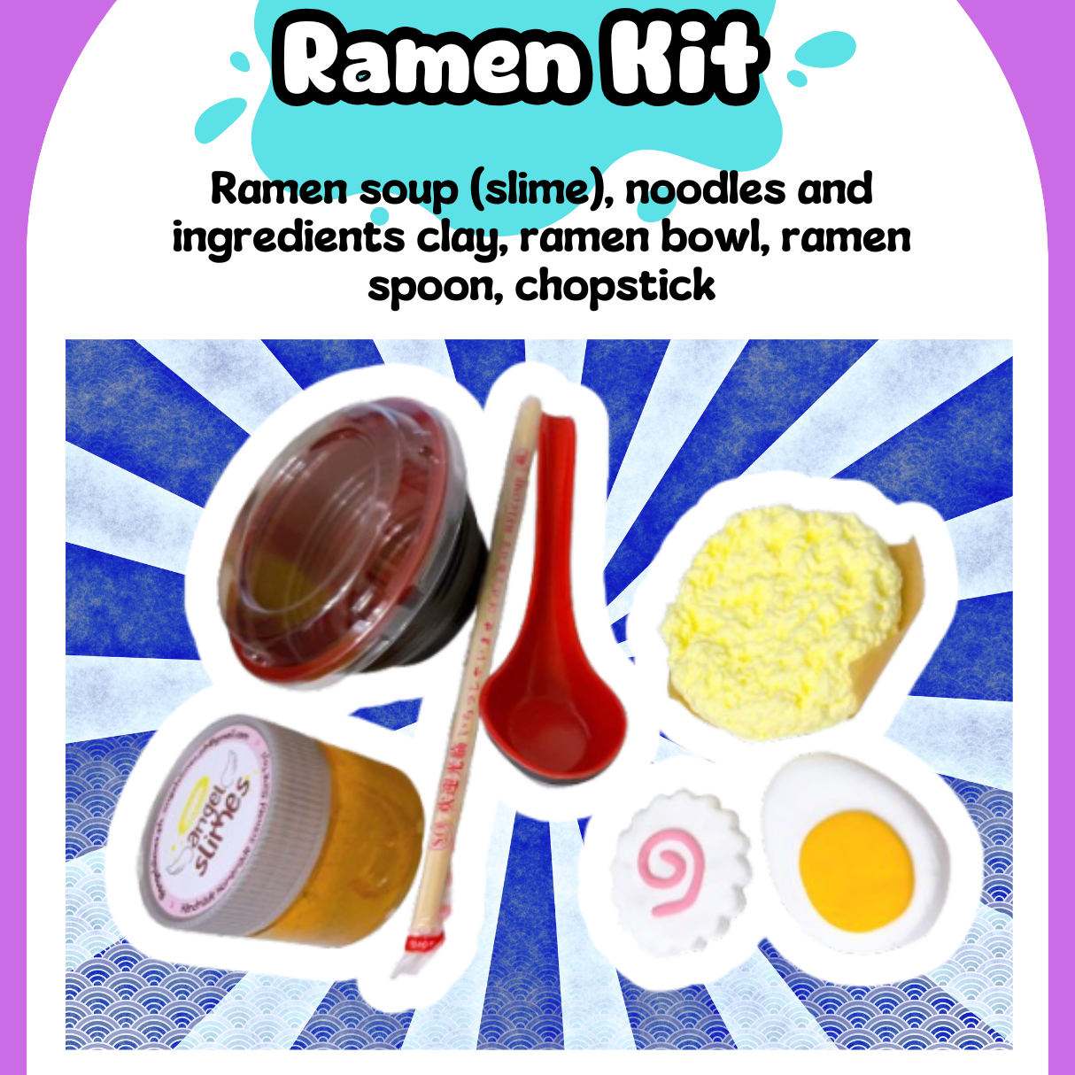 Ramen Noodles Slime Kit for Kids
